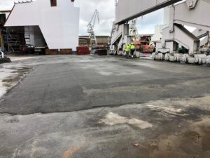 Construcción de plataforma para transporte de grúa de gran tonelaje